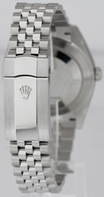 2021 STICKERED Rolex DateJust Wimbledon Grey 41mm Fluted Jubilee Watch 126334