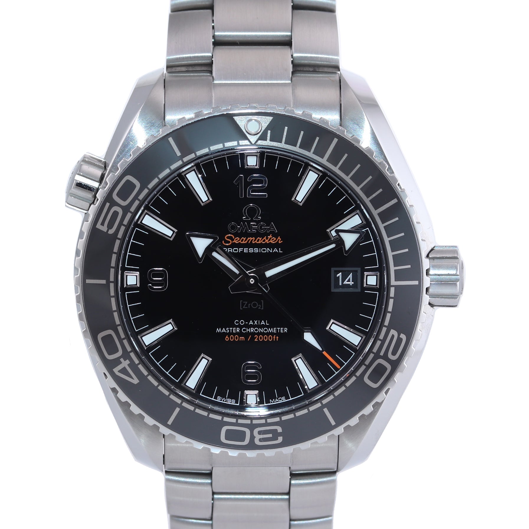 2021 PAPERS Omega Seamaster Planet Ocean 44mm 215.30.44.21.01.001 Black Watch