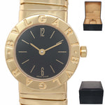 MINT Ladies Bvlgari Bulgari Tubogas Serpanti 18k Gold Quartz BB232T 23mm Watch