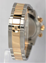 Rolex Daytona Cosmograph 40mm RANDOM SERIAL Black 18K Steel TwoTone 116523 Watch
