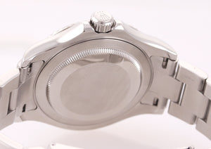 MINT Rolex Yacht-Master 16622 Steel Platinum Bezel Rolesium 40mm Watch Box