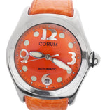 Rare Corum Boutique Bubble Orange Automatic 45mm Date 82.150.20 Rubber Watch