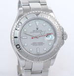 2002 with Serial Hangtag Rolex Yacht-Master 16622 Steel Platinum 40mm Watch