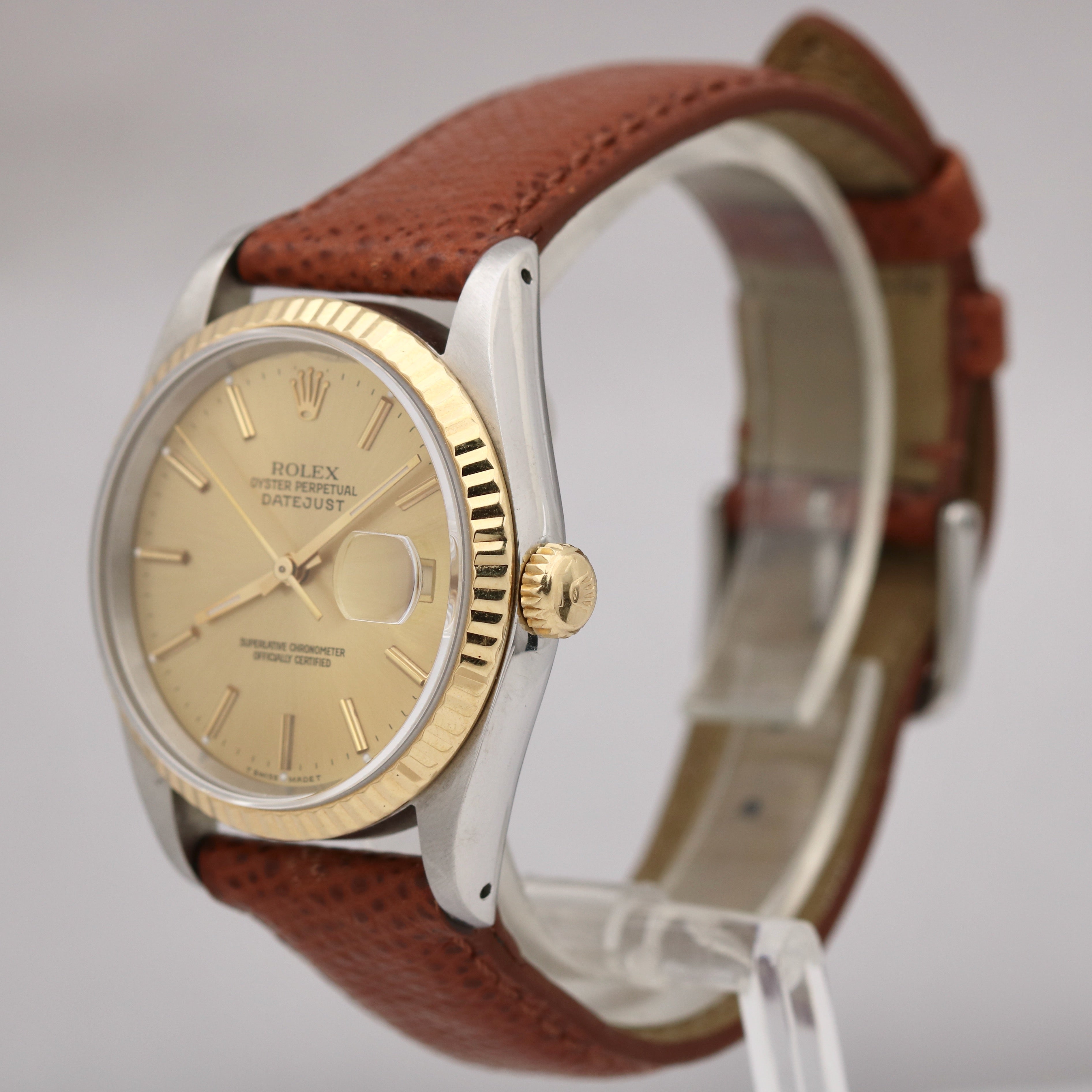 Datejust 2 leather strap Clearance