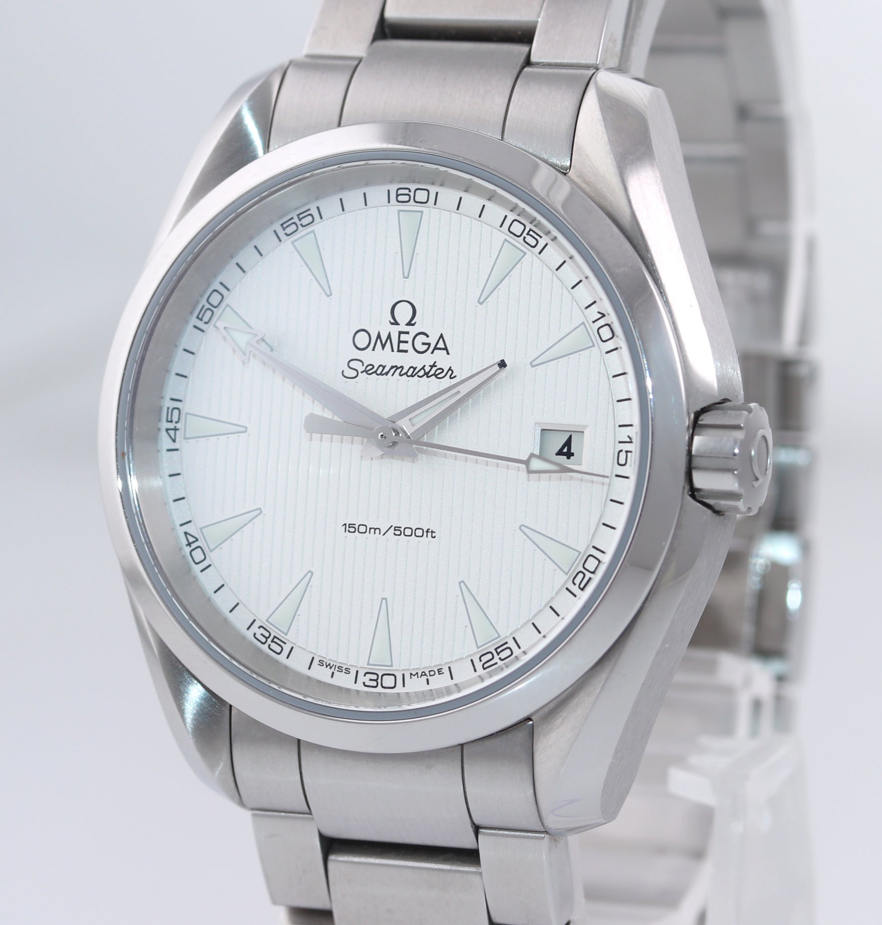 PAPERS Omega Seamaster Aqua Terra White Olympics 522.10.39.60.02.001 Watch Box