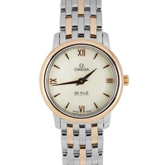 Omega De Ville Prestige Two-Tone Mother of Pearl 27mm 424.20.27.60.05
