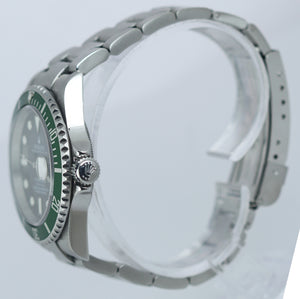 2007 Rolex 'Kermit' Submariner Date 16610 T LV Stainless Black Green 40mm Watch