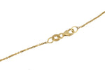 Women's Modernist Italian 18K Yellow Gold Ornate 0.42ctw Diamond Necklace