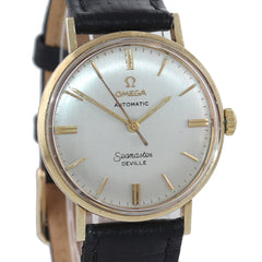 omega seamaster deville 14k gold