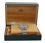 DIAMOND Bezel Rolex DateJust 36mm MOP Dial 16220 Steel White Gold Watch Box