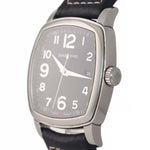 Jean Richard TV Screen Stainless Steel 39mm Automatic Black Leather Date Watch  