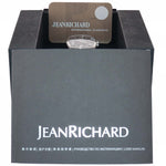 Jean Richard TV Screen 60116 Steel 39mm Automatic Black Leather Date Watch