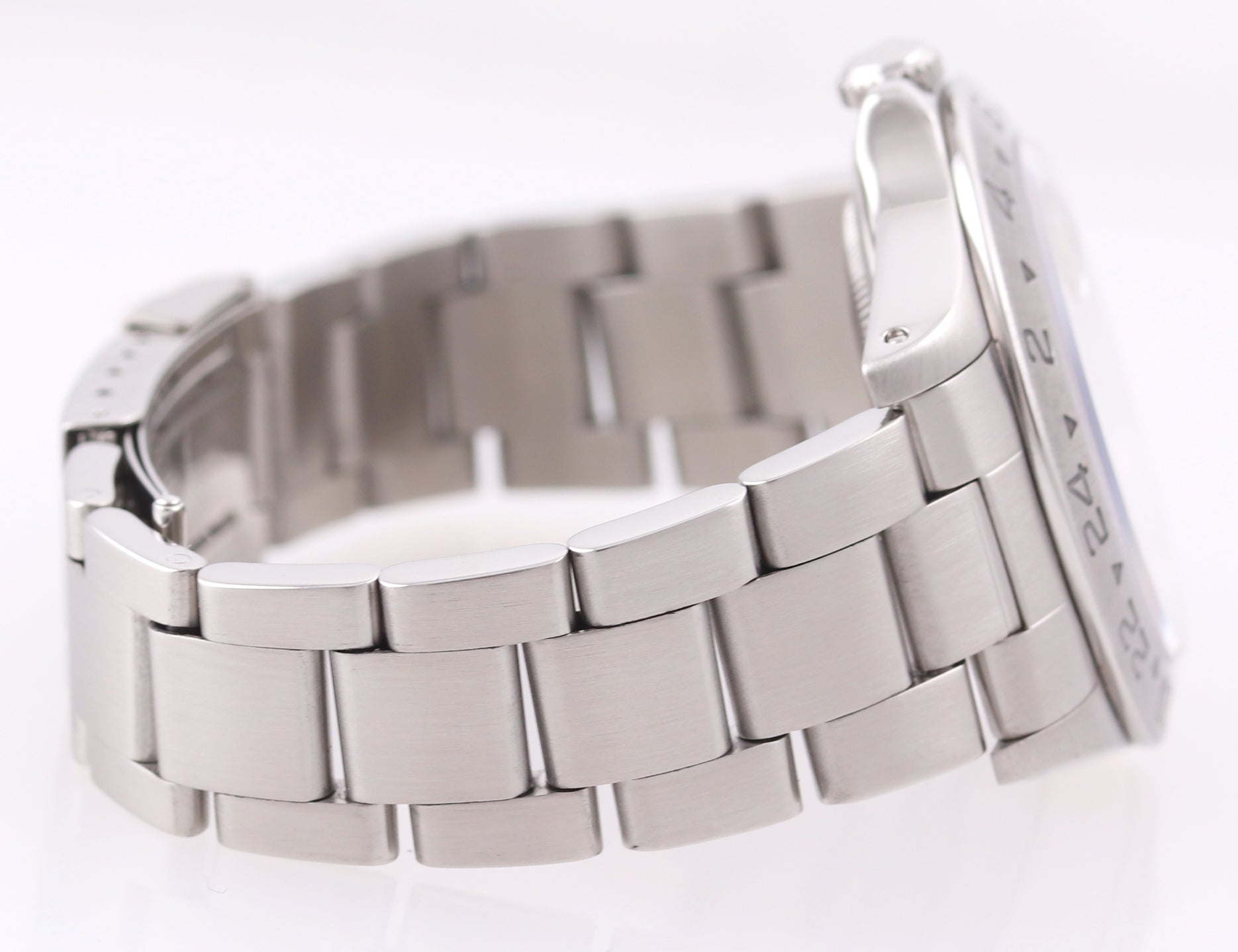 Rolex 16570 Stainless Steel White Polar Tritium Dial GMT 40mm Watch