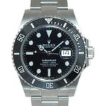 2020 PAPERS NEW Rolex Submariner 41mm Black Ceramic 126610LN Watch Box