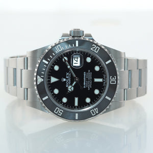 2020 PAPERS Rolex Submariner 41mm Black Ceramic 126610LN Watch Box