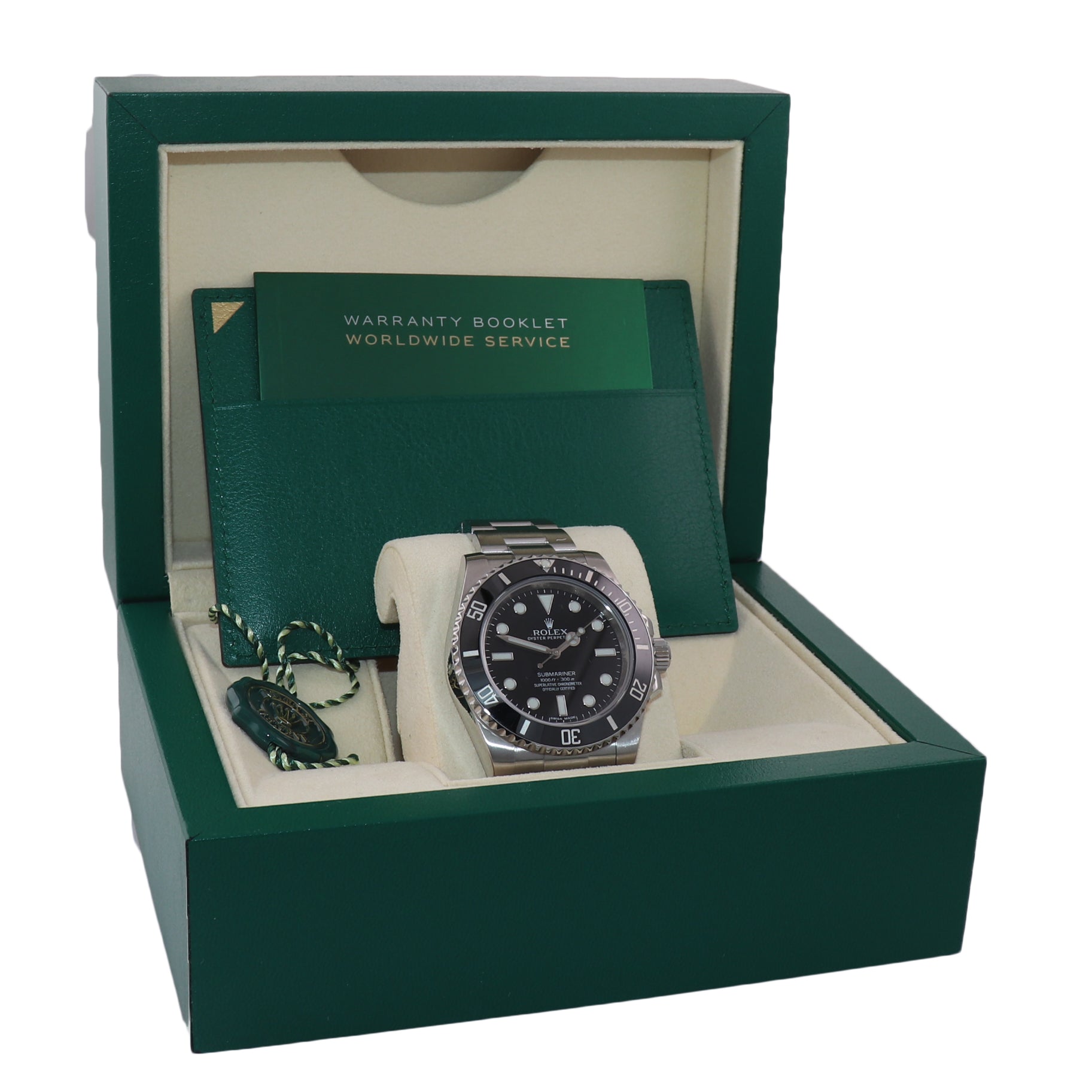 MINT 2019 Rolex Submariner No Date 114060 Steel 40mm Black Ceramic Watch Box