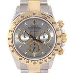 2007 116523 Rolex Daytona Chronograph Slate Steel 18k Gold Two Tone Watch Box