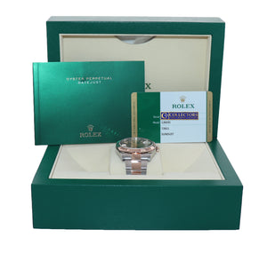 NEW PAPERS Rolex DateJust 41 126331 Sundust Everose Gold 18K Two-Tone Watch Box