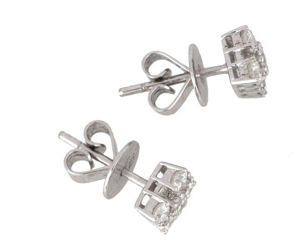 Pair of earrings In 18k (750) white gold, of the dormeu… | Drouot.com