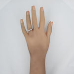 1940's Vintage Estate Platinum 0.28ctw Diamond Wedding Band Ring