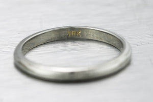 Ladies Estate 14K White Gold 0.33ct Diamond Engagement Wedding Ring Band Set