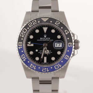 2019 STICKERS PAPERS Rolex GMT Master Batman Blue Ceramic 116710 Watch