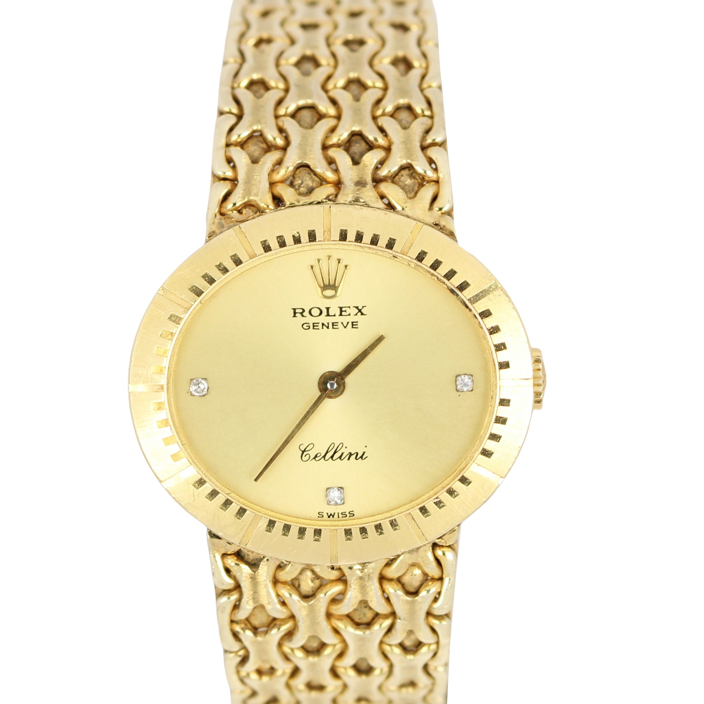 Rolex cellini gold diamond Clearance