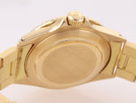 DIAMONDS Rolex Submariner Date 16808 18k Yellow Gold Blue Dial 40mm Watch 16618
