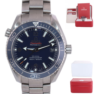 PAPERS Omega Seamaster Planet Ocean Blue 42mm 232.90.42.21.03.001 Titanium Watch