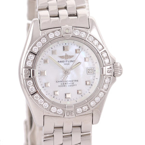 PAPERS MINT Ladies Breitling Callistino Diamond MOP A72345 Quartz 28mm Watch