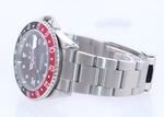 2002 Rolex GMT-Master II Coke Red Black Steel 16710 40mm Watch Box