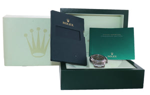 Mint Rolex Daytona Black Racing Dial 116509 18k White Gold Chrono Watch Box