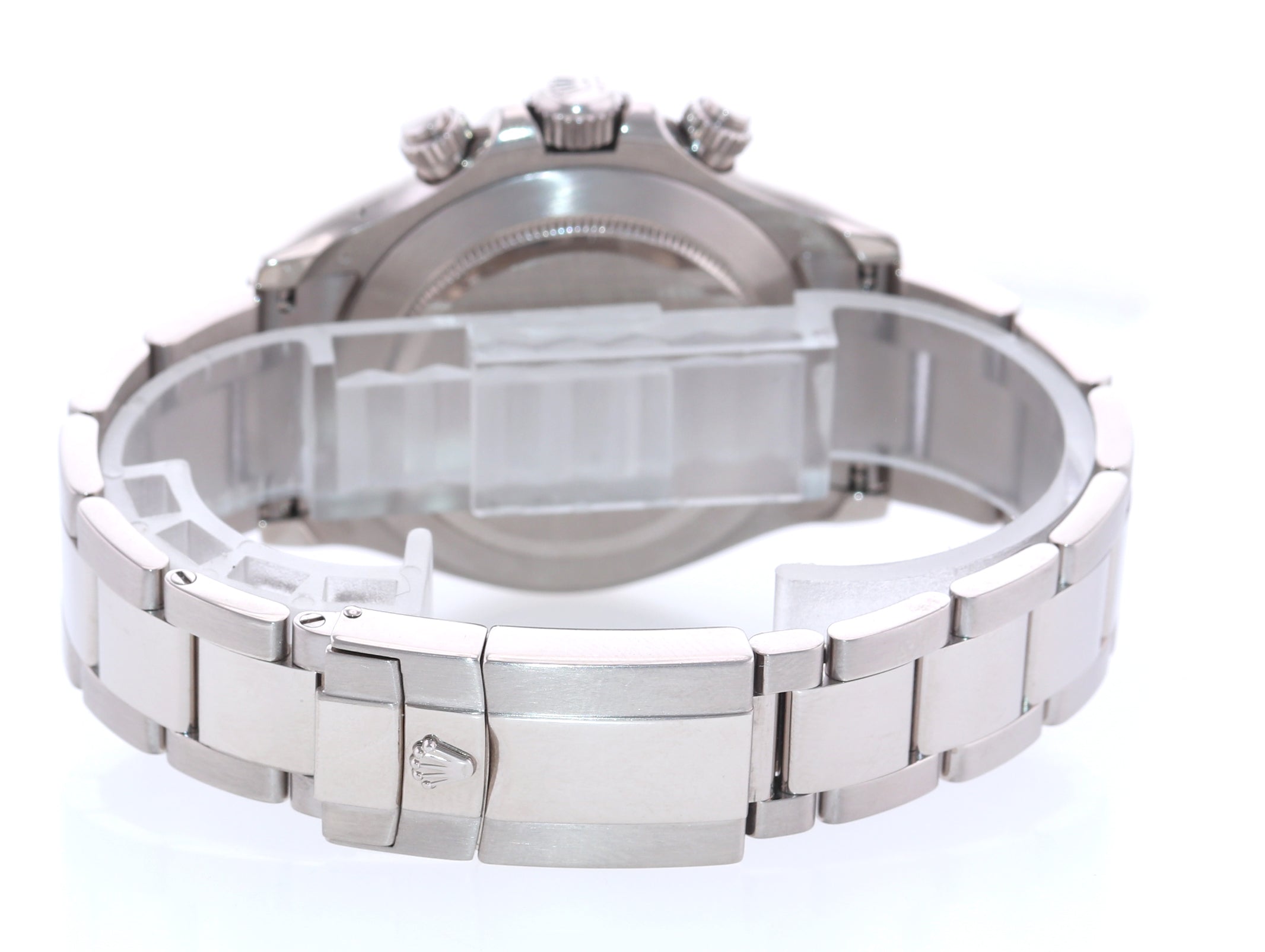 Mint Rolex Daytona Black Racing Dial 116509 18k White Gold Chrono Watch Box