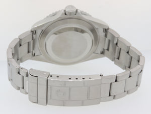 MINT Rolex Submariner Date 16610 Steel SEL Pre-Ceramic Black 40mm Watch