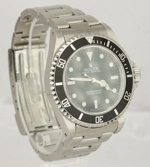 2009 UNPOLISHED Rolex Submariner No-Date 14060M Z-SERIAL Black Dive 40mm Watch