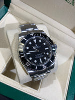 2017 Rolex Submariner No-Date 114060 Stainless Steel Dive Ceramic 40mm Watch