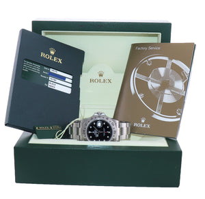 PAPERS 2008 ENGRAVED REHAUT Rolex Explorer II 16570 Black Date 3186 Watch Box