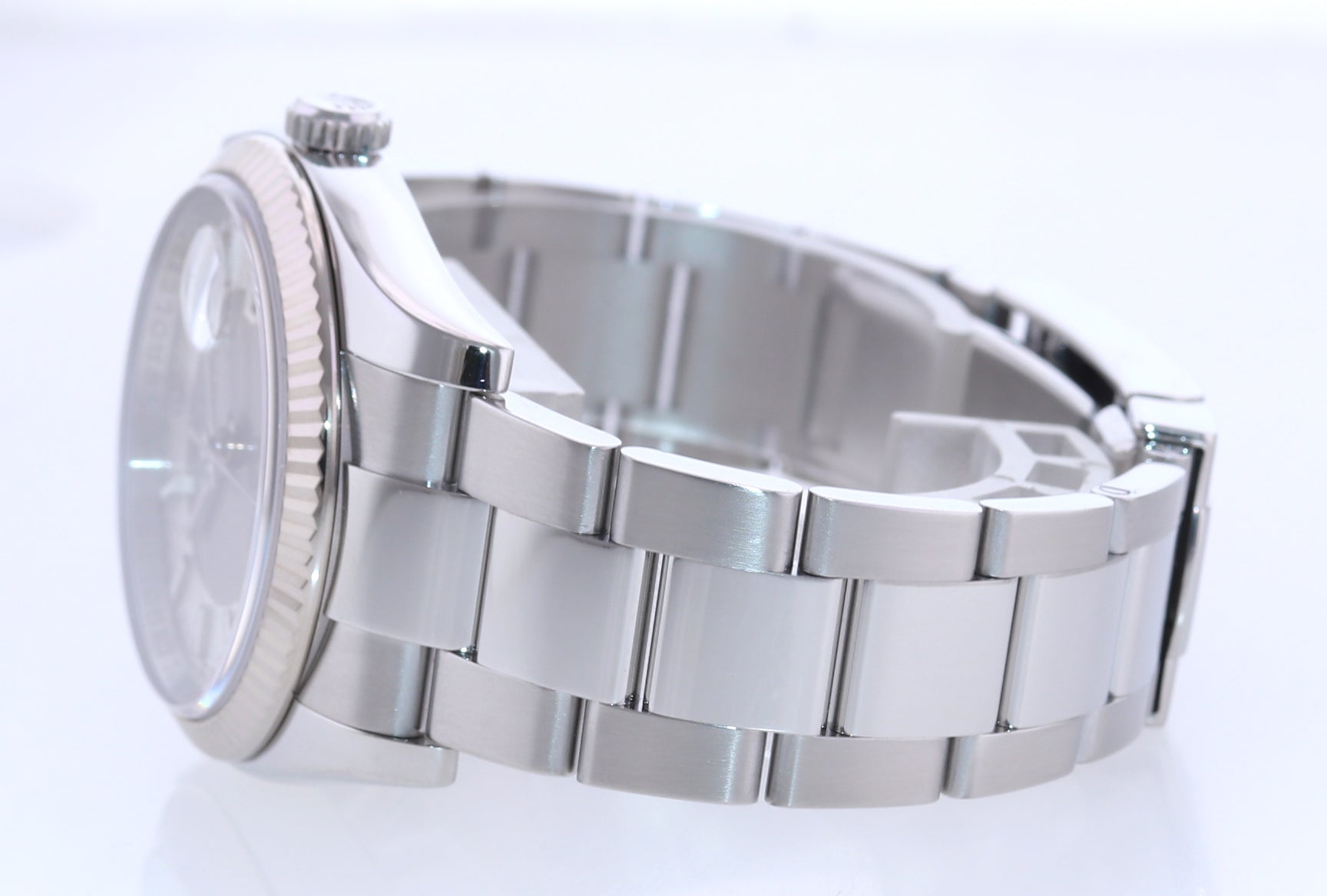 2007 Rolex DateJust Silver Tuxedo 116234 36mm Oyster Steel Watch Box