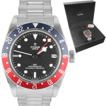 LNIB Tudor Black Bay GMT Pepsi 41mm Stainless Steel Black Date Watch 79830RB