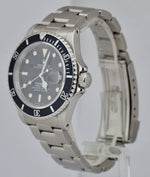 1990 Rolex Submariner Date 40mm Black Stainless Steel CREAM Patina Watch 16610