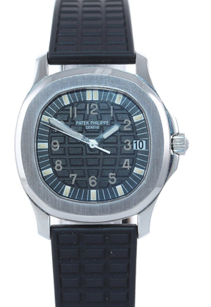 2022 Service Patek Philippe Steel 5066a Aquanaut Black Rubber 5066/1 36mm Watch