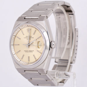 RARE Rolex Oyster Perpetual Date Stainless Steel 36mm Silver Automatic 1530