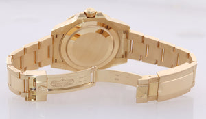 Rolex GMT-Master 2 Ceramic Green Dial 116718 Yellow Gold Chromalight Watch