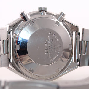 VTG Seiko Kakume Blue Day Date Automatic Chronograph 6138-0030 43mm Watch