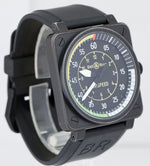 Bell & Ross BR01-92 Airspeed Black PVD 46mm Limited Steel Black Rubber Watch