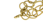 David Yurman 18K Yellow Gold 0.60ctw Diamond 3-Strand Oval Link Cable Bracelet