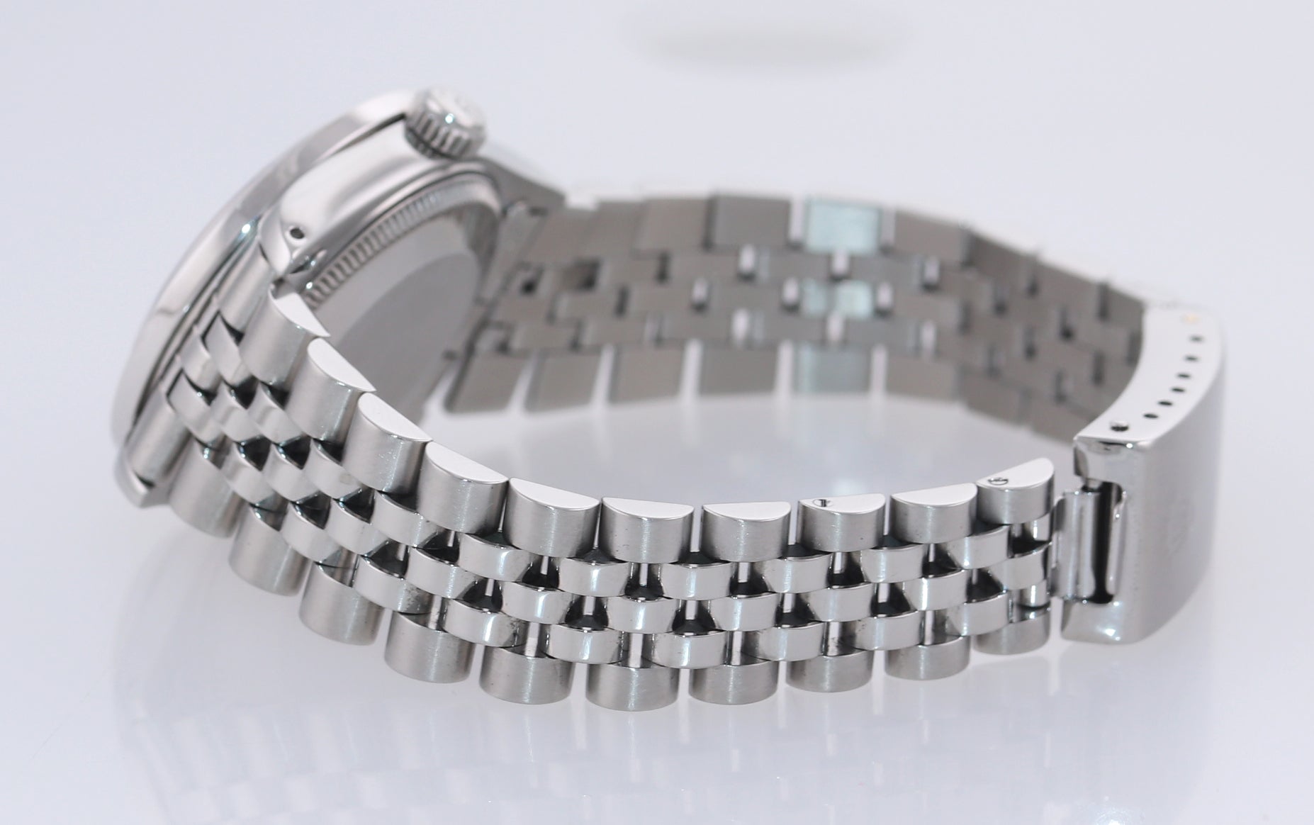 Ladies Rolex DateJust Mid-Size 31mm MOP Diamond 68240 Steel Jubilee Watch