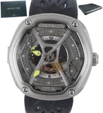 Mint Men's Dietrich OT-3 Grey Black Stainless Automatic Open Concept Watch