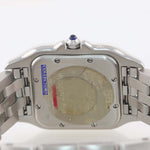 Ladies Cartier Panthere 27mm Ivory Roman Steel Quartz Date MidSize Watch 1310