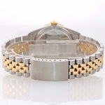DIAMONDS Rolex DateJust 16013 MOP Diamond Bezel Two Tone Gold Jubilee Watch